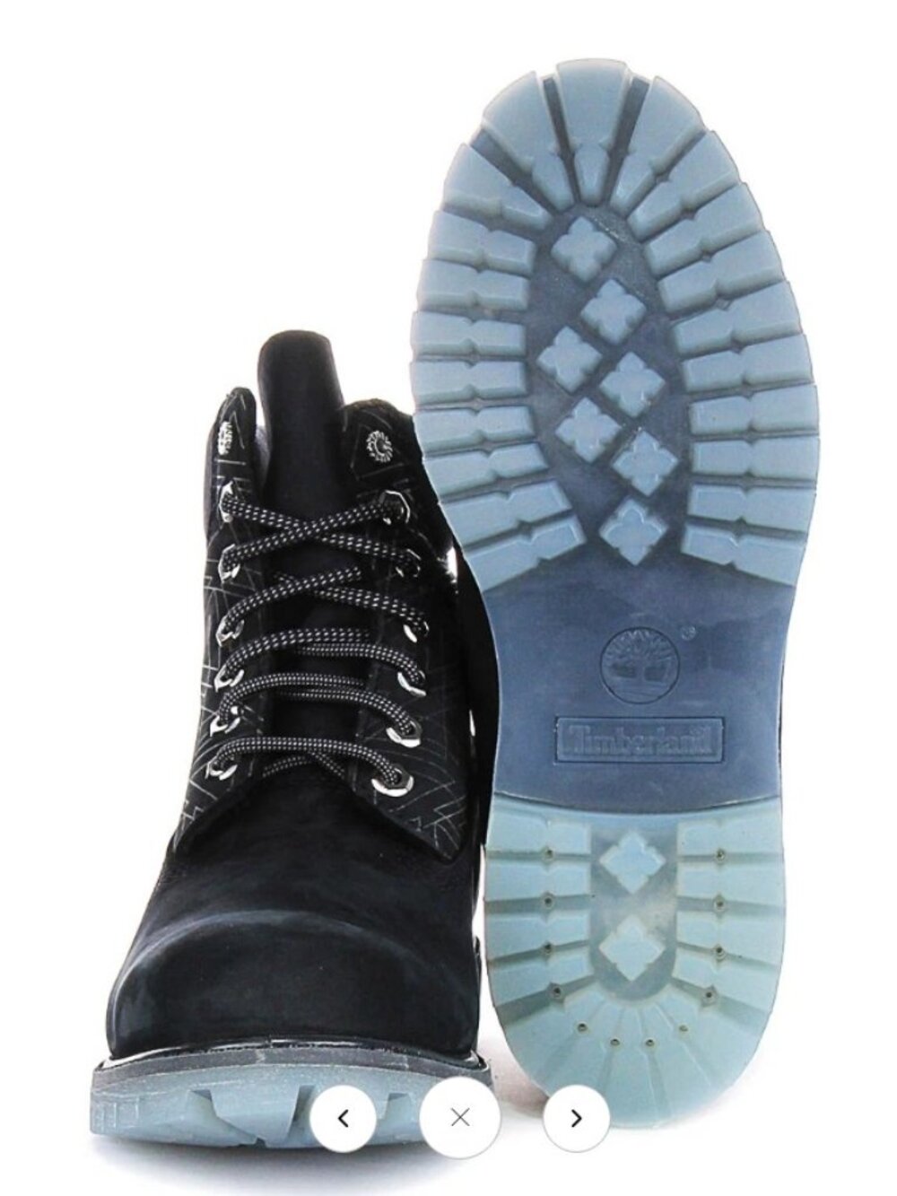 Timberland Limited Edition Premium Waterproof Boot - Cool Blue Soles 8.5 (WIDE)
